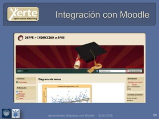 31/01/2015 50Herramientas didácticas con Moodle
 