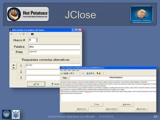 31/01/2015 64Herramientas didácticas con Moodle
 