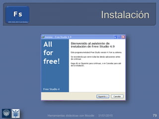31/01/2015 79Herramientas didácticas con Moodle
 