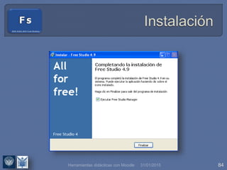 31/01/2015 84Herramientas didácticas con Moodle
 