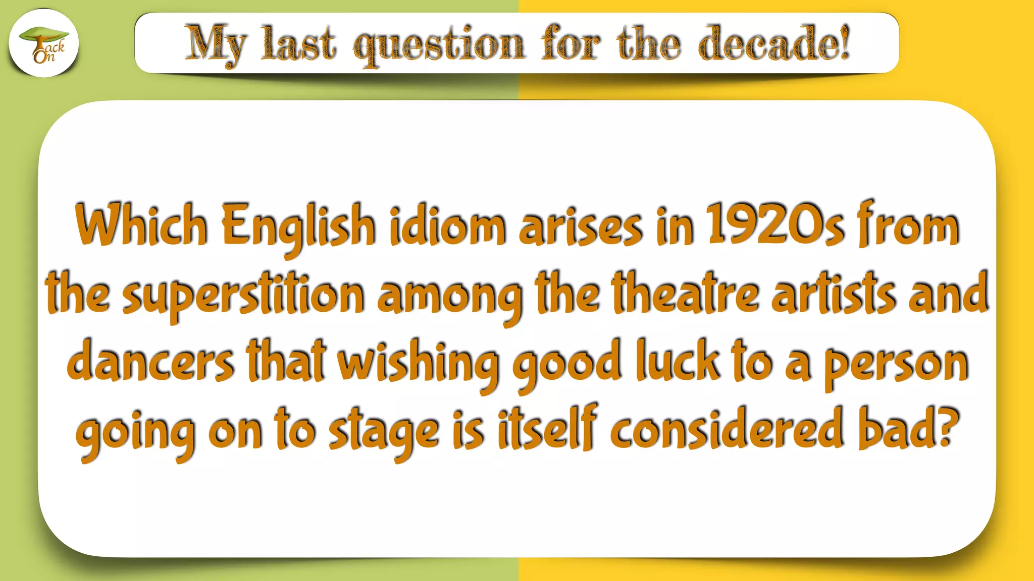 20 on 21st Century | A Vishnu Quiz | TackOn