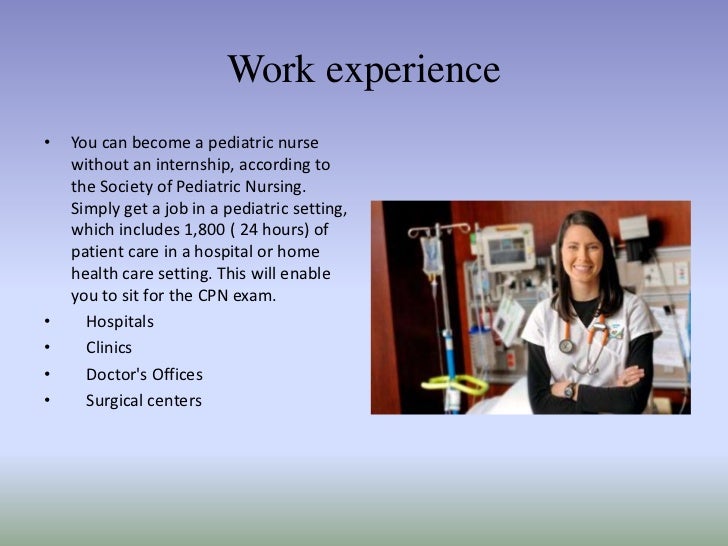 20pediatric 20nurse2 i want to be a nurse because