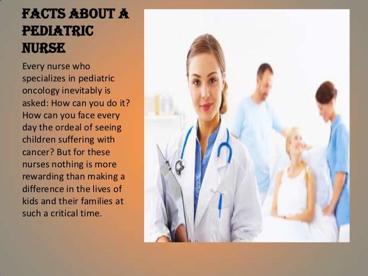 pediatric oncology nurse