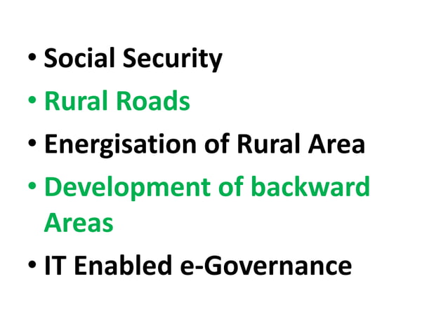 20 POINT PROGRAMME - INDIA | PPTX