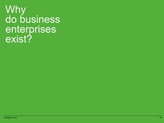 Strategy& | PwC
Why
do business
enterprises
exist?
40
 
