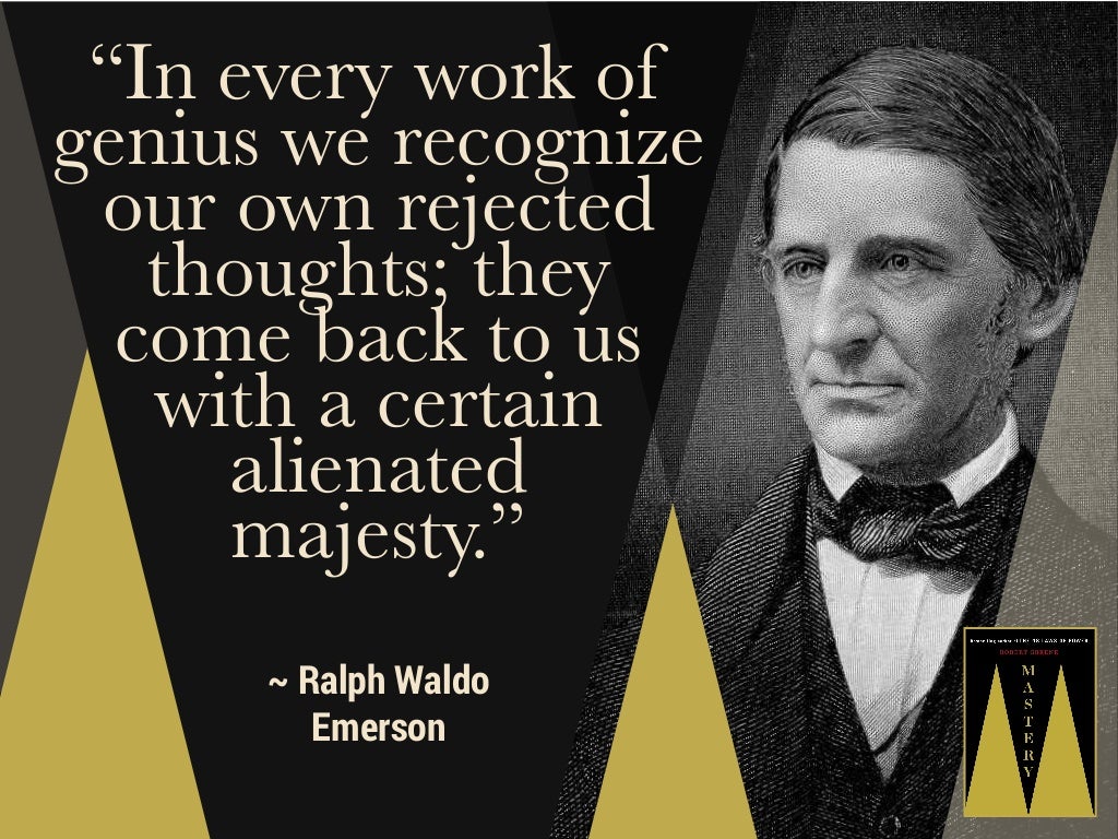 “In every work of genius