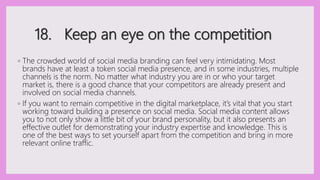 20 Reasons Why Your Business NEEDS Social Media Marketing | PPT