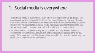 20 Reasons Why Your Business NEEDS Social Media Marketing | PPTX