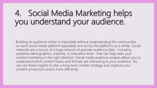 20 Reasons Why Your Business NEEDS Social Media Marketing | PPTX