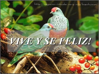 VIVE Y SE FELIZ!  