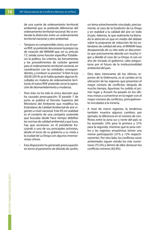 20° OBSERVATORIO DE CONFLICTOS MINEROS EN EL PERÚ | PDF