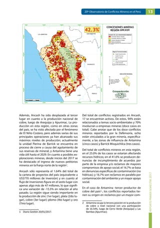 20° OBSERVATORIO DE CONFLICTOS MINEROS EN EL PERÚ | PDF