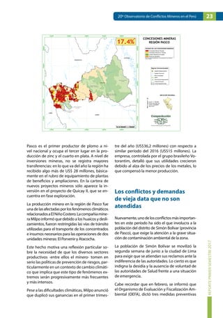 20° OBSERVATORIO DE CONFLICTOS MINEROS EN EL PERÚ | PDF