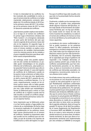 20° OBSERVATORIO DE CONFLICTOS MINEROS EN EL PERÚ | PDF