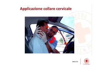 Applicazione collare cervicale
 