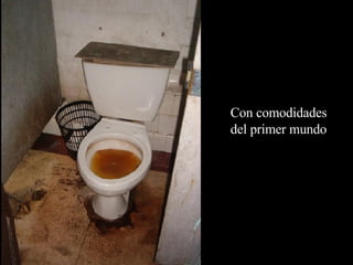 Con comodidades  del primer mundo 