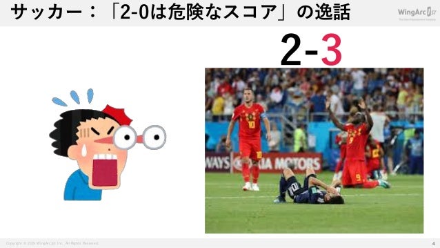 サッカー 2 0は危険なスコアなのか