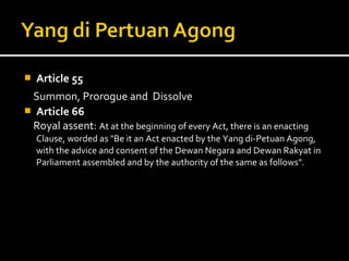 Parliament and the Constitution | PPT