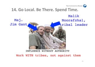 14.	
  Go	
  Local.	
  Be	
  There.	
  Spend	
  Time.	
  
                                            Malik
  Maj.        ...