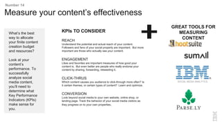 Measure your content’s effectiveness
What’s the best
way to allocate
your finite content
creation budget
and resources?
Lo...