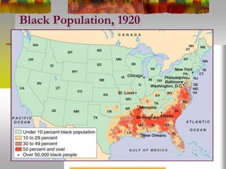 Black Population, 1920
 
