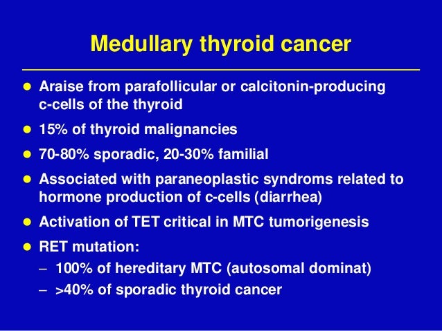 Medullary thyroid cancer treatment