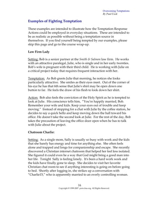 Tempted Example 20 temptation study | PDF