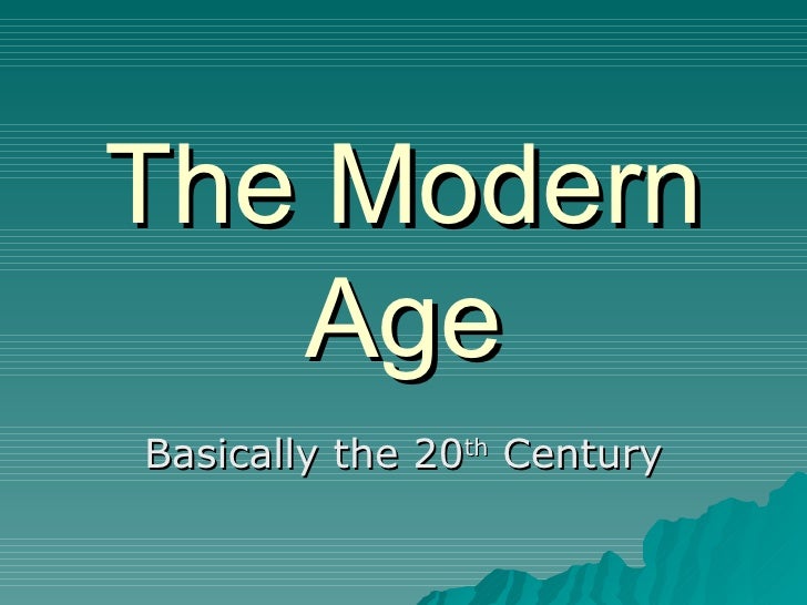 20th Century