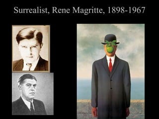 Surrealist, Rene Magritte, 1898-1967 Portrait of Magritte The Son of Man , 1964