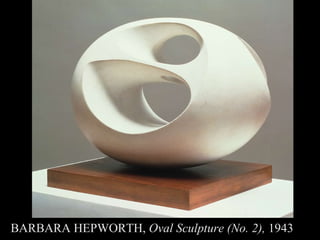 BARBARA HEPWORTH, Oval Sculpture (No. 2), 1943