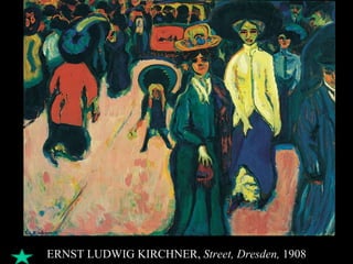ERNST LUDWIG KIRCHNER, Street, Dresden, 1908