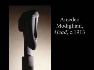 Amedeo Modigliani, Head , c.1913