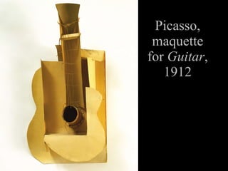 Picasso, maquette for Guitar , 1912