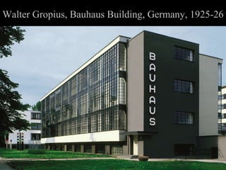 Walter Gropius, Bauhaus Building, Germany, 1925-26