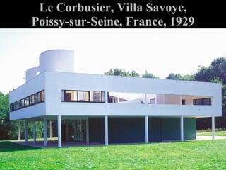 Le Corbusier, Villa Savoye, Poissy-sur-Seine, France, 1929