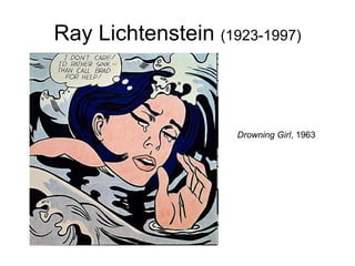 Ray Lichtenstein  (1923-1997) Drowning Girl , 1963 