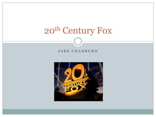 Jake Chadburn 20th Century Fox 