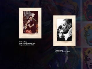 Frida y Diego
Coyoacán, México - 1954
Frida y Diego
en el Patio de la Casa Azul
Coyoacán, México -1948
 