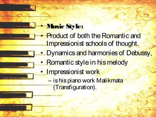 20th century traditional composers | PPT