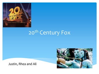 20th Century Fox

Justin, Rhea and Ali

 