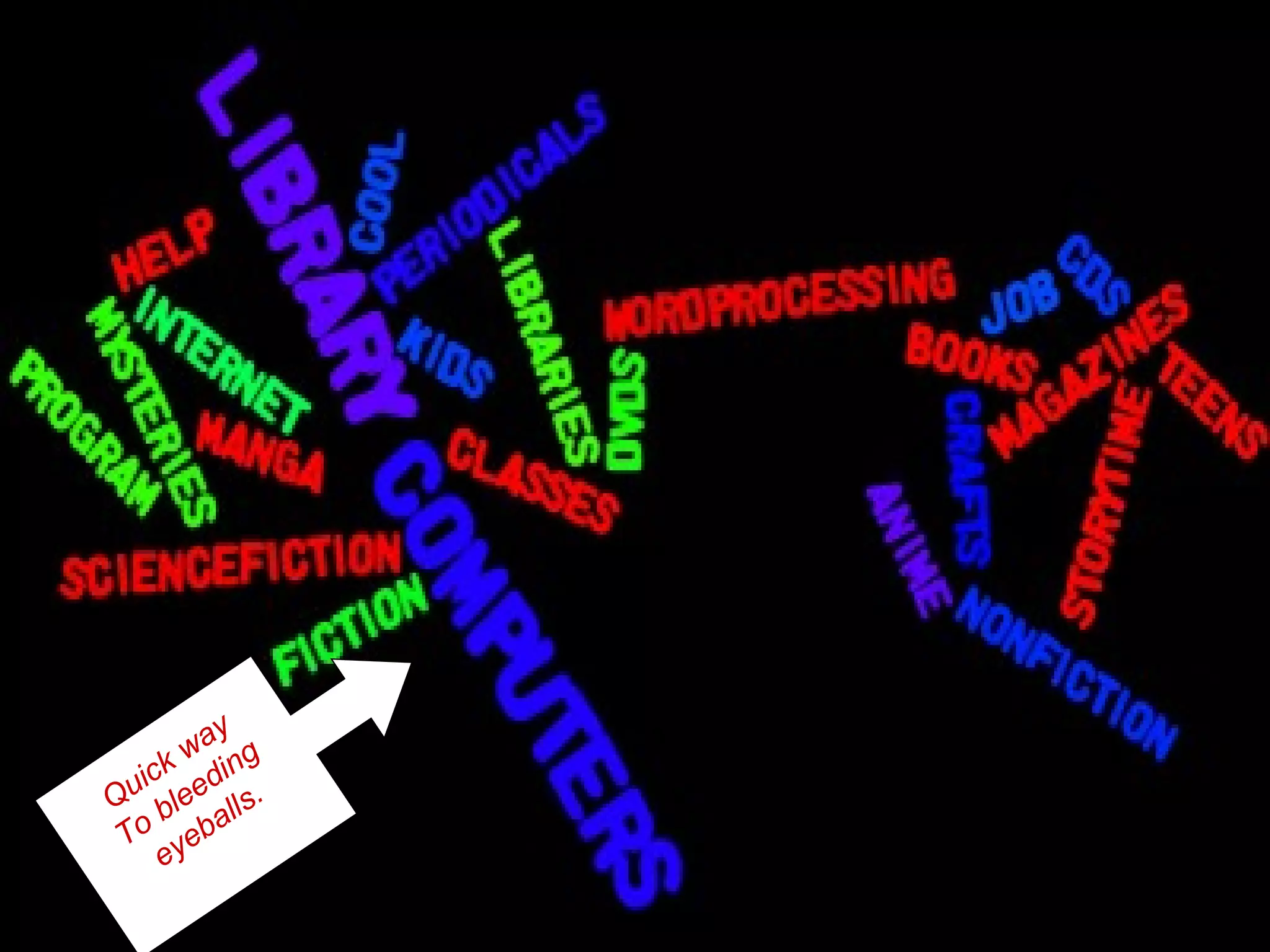 Quick way To bleeding eyeballs. 