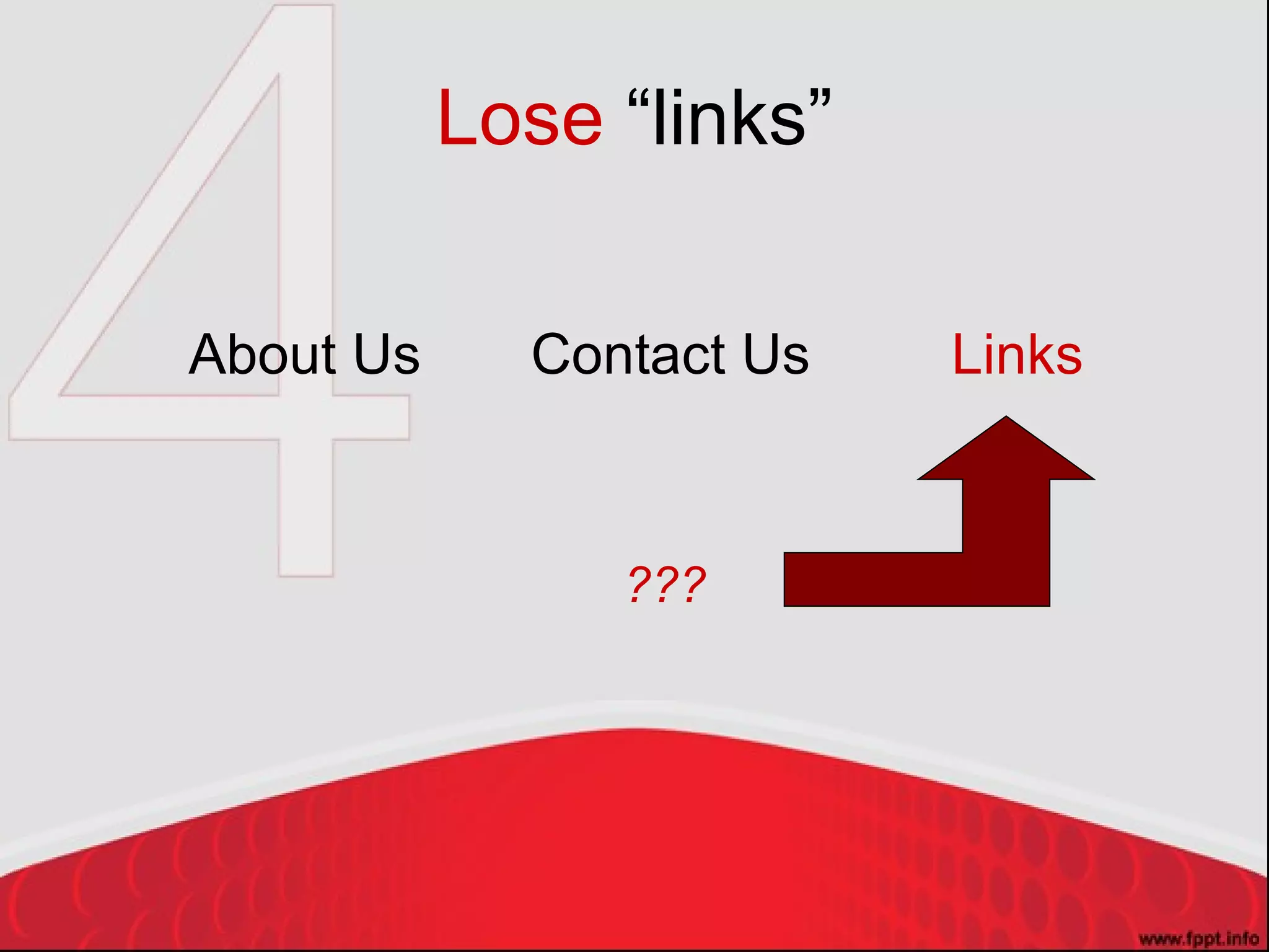 Lose  “links” About Us  Contact Us  Links ??? 