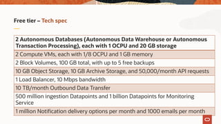 20 tips and tricks with the Autonomous Database | PDF