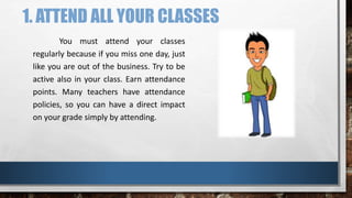 20 tips on how to survive in Senior High School | PPTX