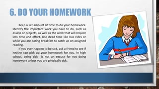 20 tips on how to survive in Senior High School | PPTX