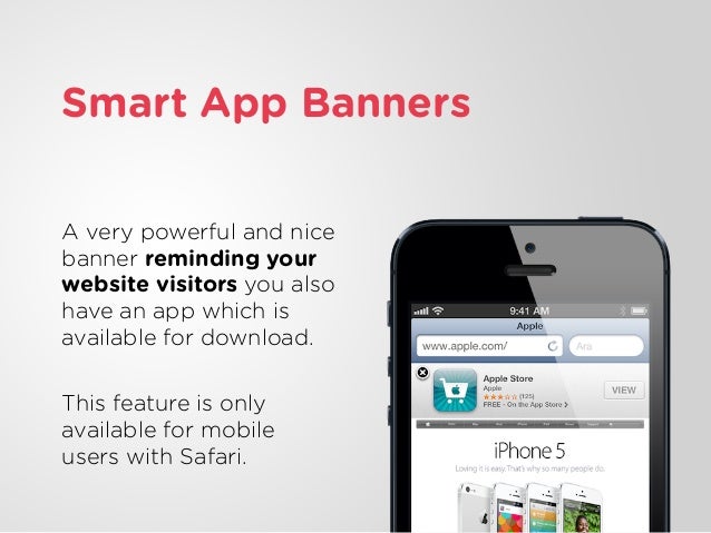 Smart App Bannersa Very Powerful