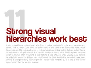 UI Design Principles : 20 Essential Rules for User Interface Design | PDF