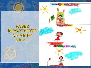 FASES IMPORTANTES DA MINHA VIDA... 