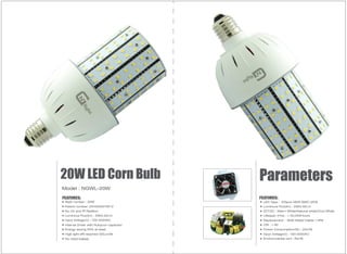 20W LED Corn Bulb - www.ngtlight.com