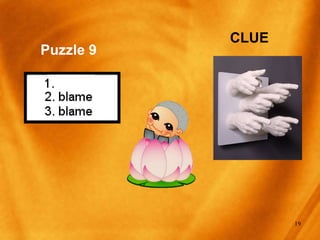Puzzle 9 CLUE 